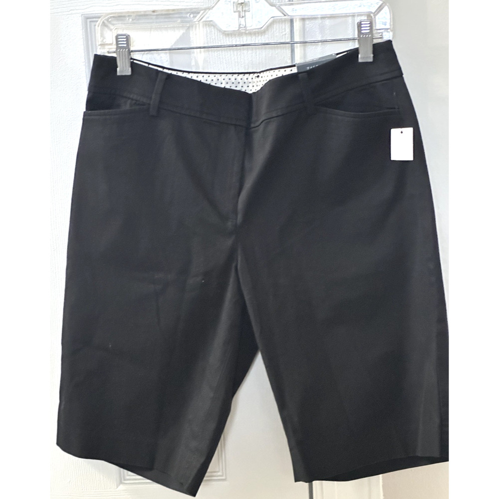 Talbots Women’s Size (4) Relax Super Soft Chino Shorts 10 1/2” Inseam Black NWT - Picture 11 of 16
